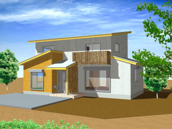 ナチュラルな雰囲気の外観