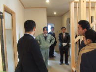 檜乃アットホームを見に来た業者さんたち