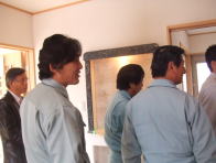 檜乃アットホームを見に来た業者さんたち